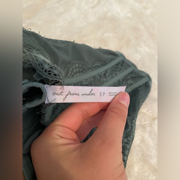 S Green Out From Under Free People Corset - Picture 2 of 2